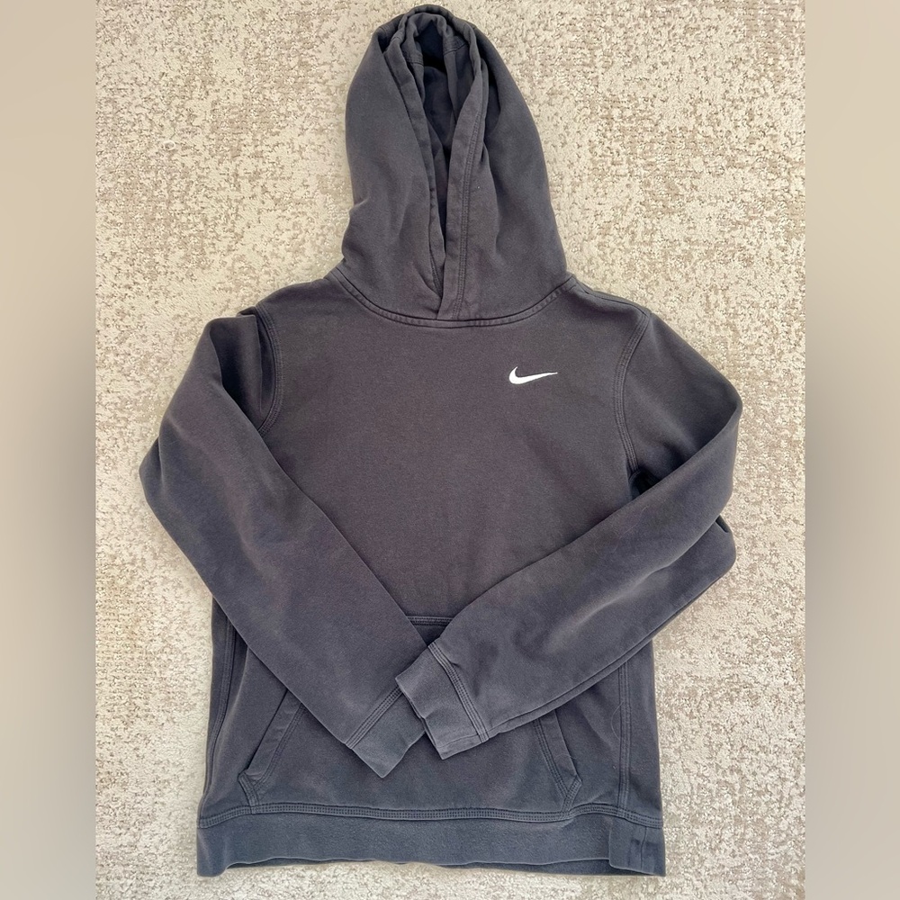 Youth Nike Hoodie distressed gray